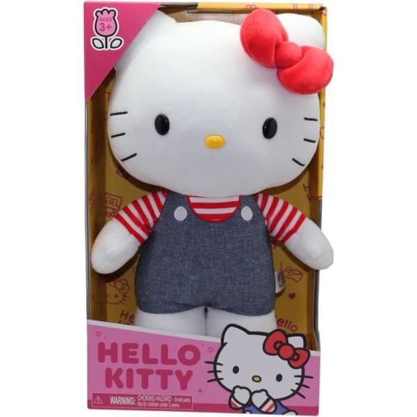 Gosedjur - GPTOYS - HELLO KITTY - HKT133 - Jeansblå modell - 30 cm - Från 3 år