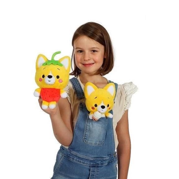 Lilla Corgi Cuties mjukisdjur - GIPSY TOYS - 20 cm - Jordgubb