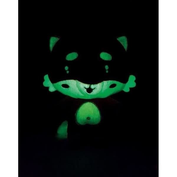 Naturligt självlysande plyschleksak - JEMINI - Luminou räv mini mims - Fungerar utan batteri - +/- 15 cm