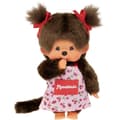 Miniatyrbild 2 av 3: Apa Plysch - BANDAI - Monchhichi Blomförkläde - 20 cm