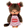 Miniatyrbild 1 av 3: Apa Plysch - BANDAI - Monchhichi Blomförkläde - 20 cm