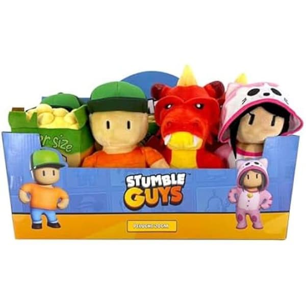 Leksak - BIZAK - Stumble Guys - Plysch 20 cm - Flerfärgad - För barn från 3 år