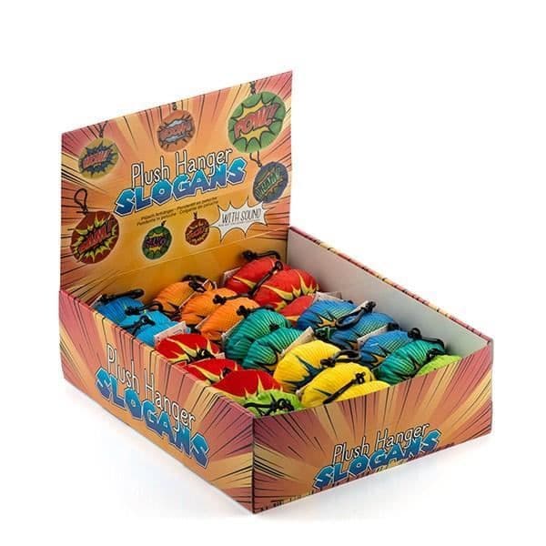 Plyschhållare med Sound Onomatopoeia