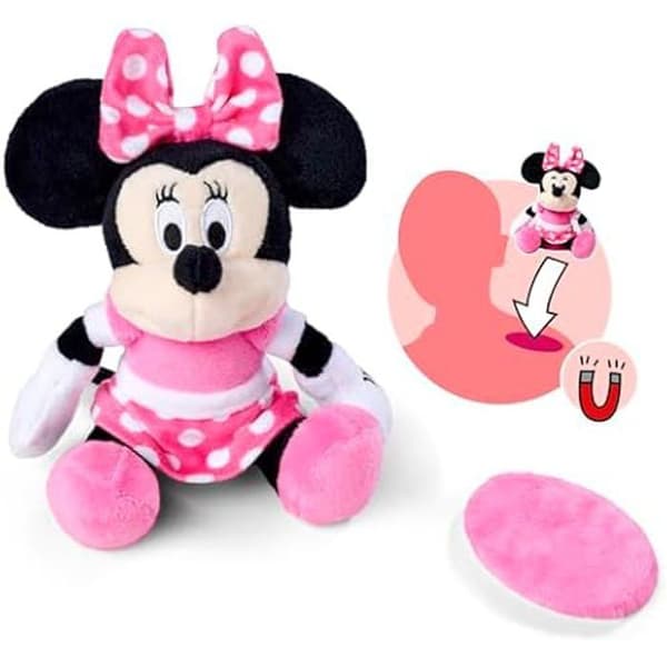 Peluche - SIMBA - Minnie Mouse - Magnetisk - 12 cm - För barn från 0 år