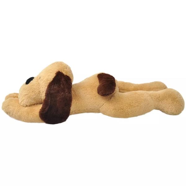 vidaXL tøjdyr hund 80 cm plysstof brun