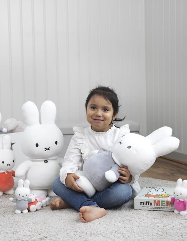 Miffy Kanin XL Grå