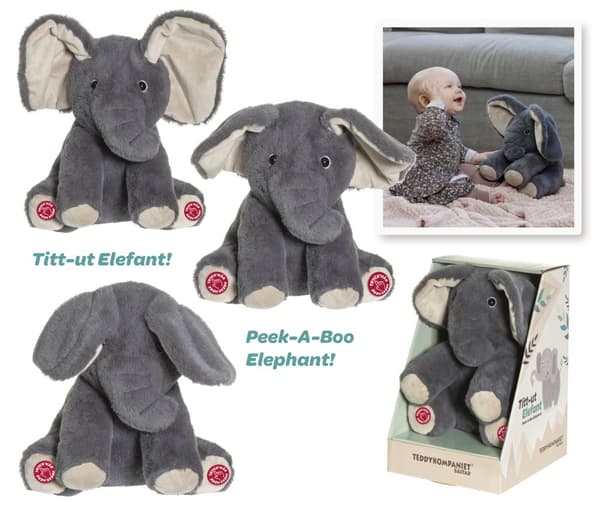Elefant Borte-titt-tei 25 cm
