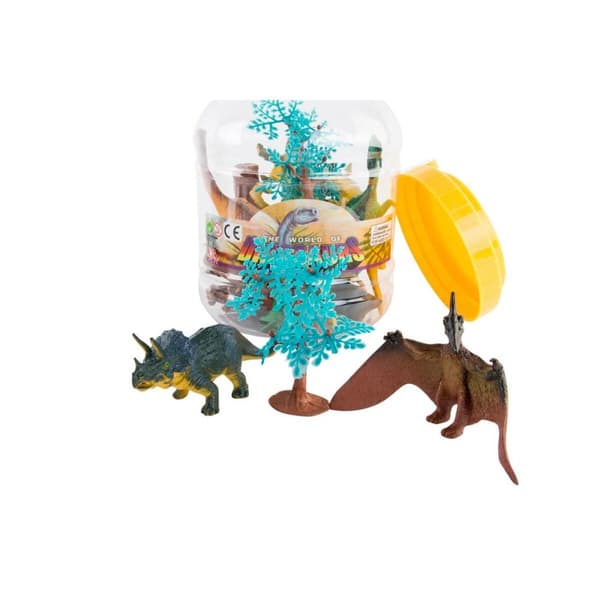 Djurfigurer DKD Home Decor PVC Aluminium (2 antal)