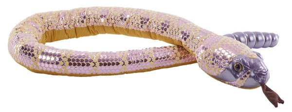 Snakesss 137 cm Kosedyr Skallerorm Foil Gull/Lilla Wild Republic