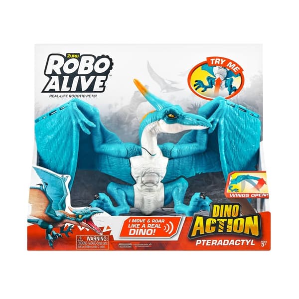 Dinosaurie Zuru Robo Alive: Dino Action Pterodactyl Celeste Ledad figur