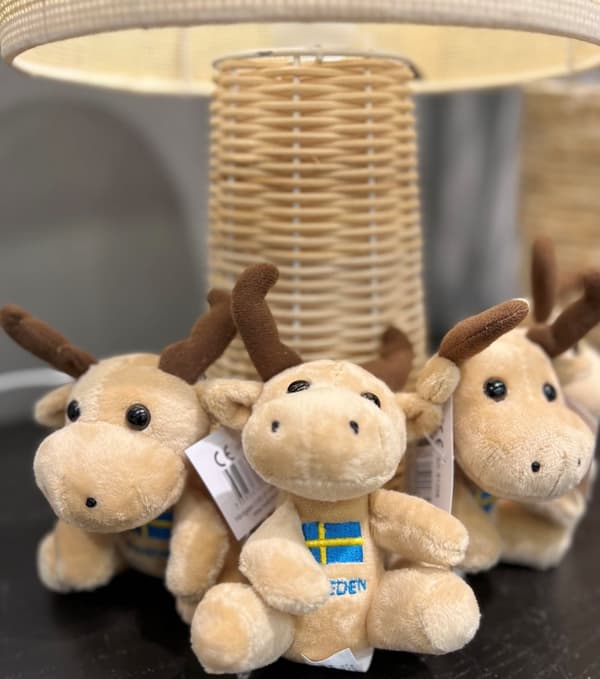 Nalle Älg 14cm Souvenir Sverige