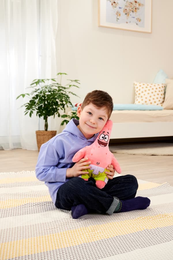 Svampbob Fyrkant: Patrcik - plysch, 35 cm