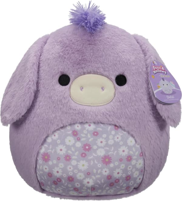Squishmallows P18 Fuzz A Mallows Delzi Åsna - mjuk leksak, 30 cm
