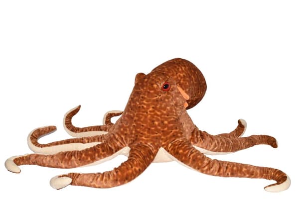 Cuddlekins Jumbo Octopus Kosedyr 74 cm Wild Republic