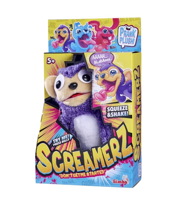 Simba Toys ScreamerZ Apa Gosedjur med Ljud 30 cm