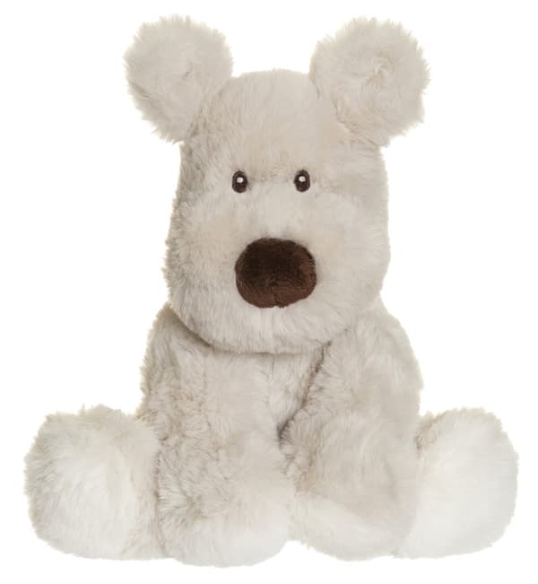 Teddy Mocca Hund Grå Liten Teddykompaniet