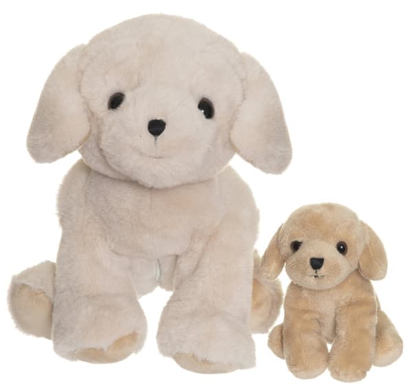 Hunden Tess Med Valp Teddykompaniet