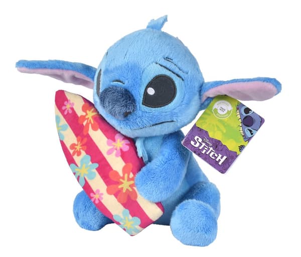 Stitch med surfbräda Gosedjur 25 cm Disney