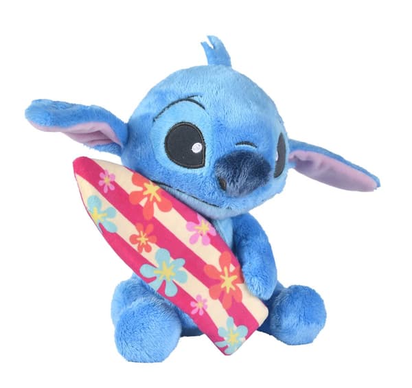 Stitch med surfbräda Gosedjur 25 cm Disney