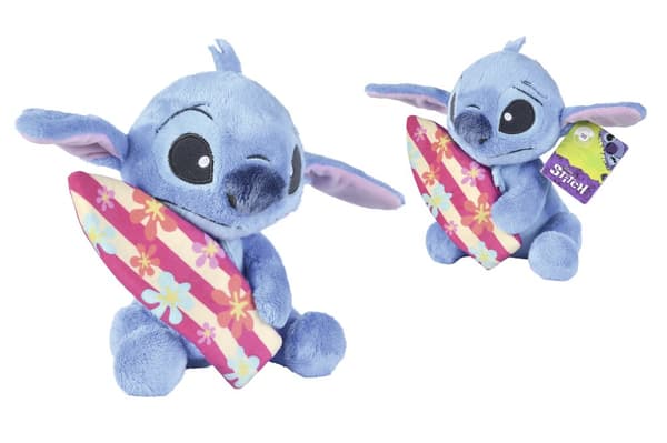Stitch med surfbräda Gosedjur 25 cm Disney