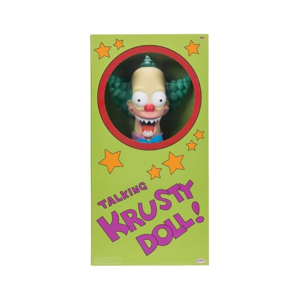 JAKKS Pacific The Simpsons Feature Plush 16 tommers god / ond Krusty