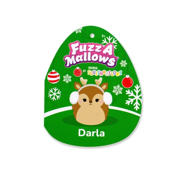 Squishmallows 30 cm P21 Fuzz A Mallows Darla Reindeer
