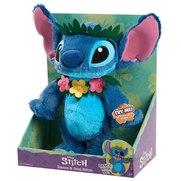 Disney Stitch Dance & Sing Gosedjur med Ljud 38 cm