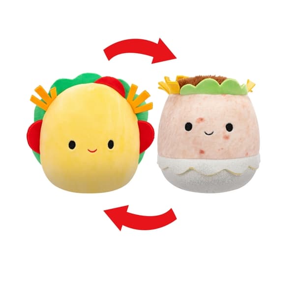 Squishmallows P20 Flip A Mallows - Tex Taco/Bernardo Burrito
