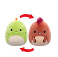 Miniatyrbillede 1 af 2: Squishmallows P20 Flip A Mallows - Seanster Velociraptor/Kelly Stegosaurus