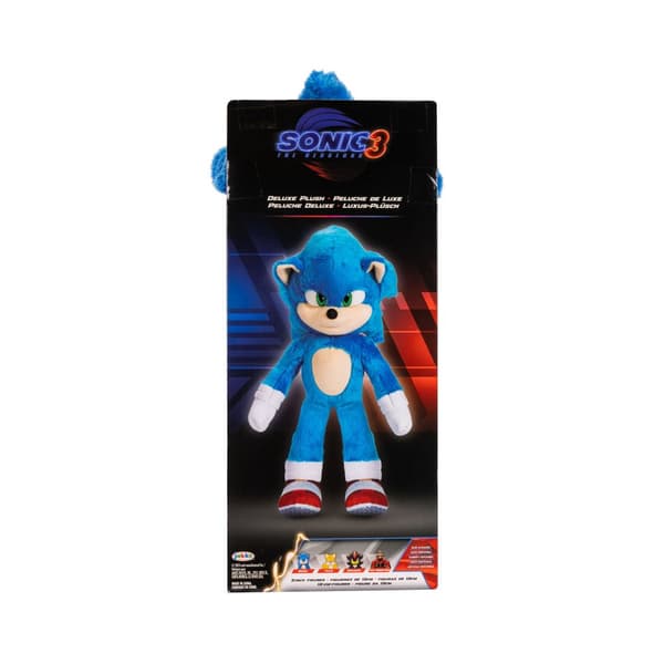 Sonic the Hedgehog 3 Movie Gosedjur 33 cm Deluxe Sonic