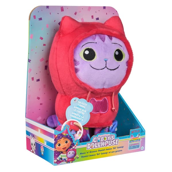 Gabby's Dollhouse Deluxe Gosedjur DJ Catnip 25 cm