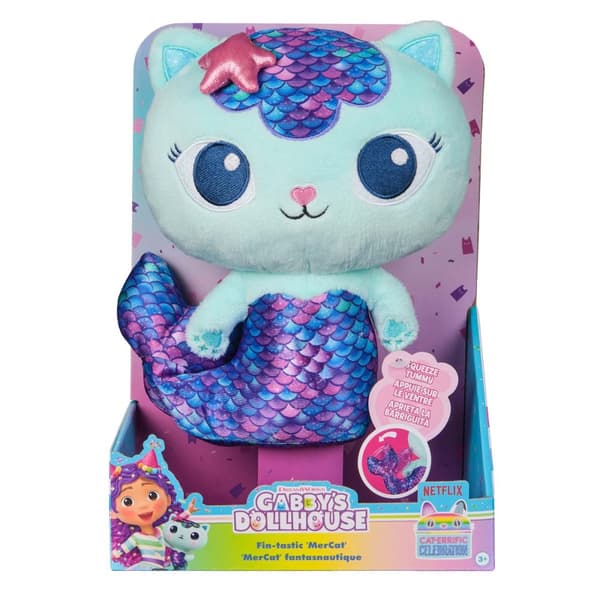 Gabby's Dollhouse Deluxe Plush MerCat 25 cm