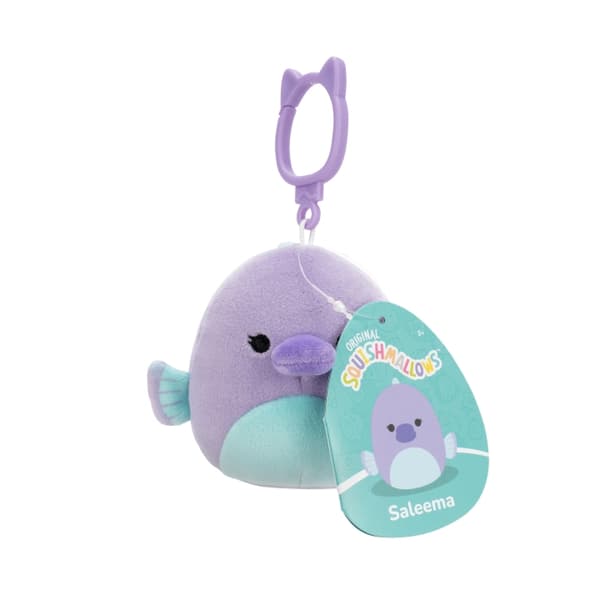 Squishmallows 9 cm P22 Clip On - Saleema Paddelfisk