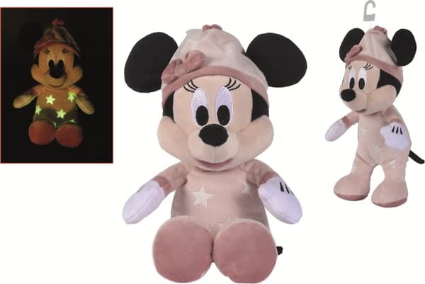 Disney Sleep Well Mimmi Pigg - lyser i mörkret, 25 cm