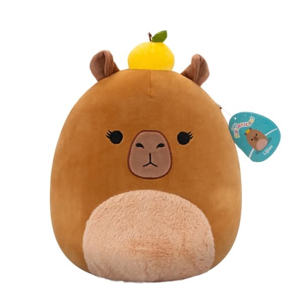Squishmallows 30 cm plysj - Lijjian Capybara (237691)