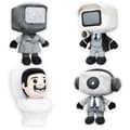 Miniatyrbillede 2 af 7: 28 cm Mystery Plush Skibidi Toilet