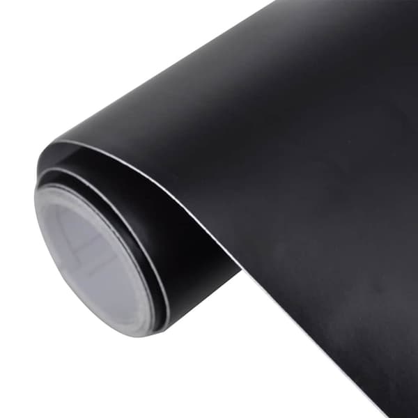 vidaXL bilfolie 100x150 cm mat sort