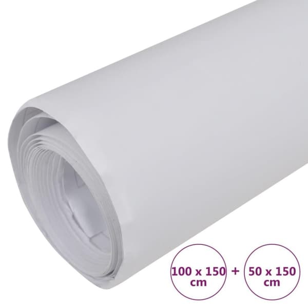 vidaXL Auton päällystekalvot 2 kpl mattavalk. 100x150 cm + 50x150 cm