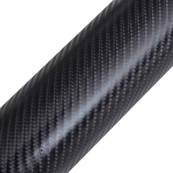 vidaXL bilfolier 2 stk. 100x150 cm + 50x150 cm 4D sort