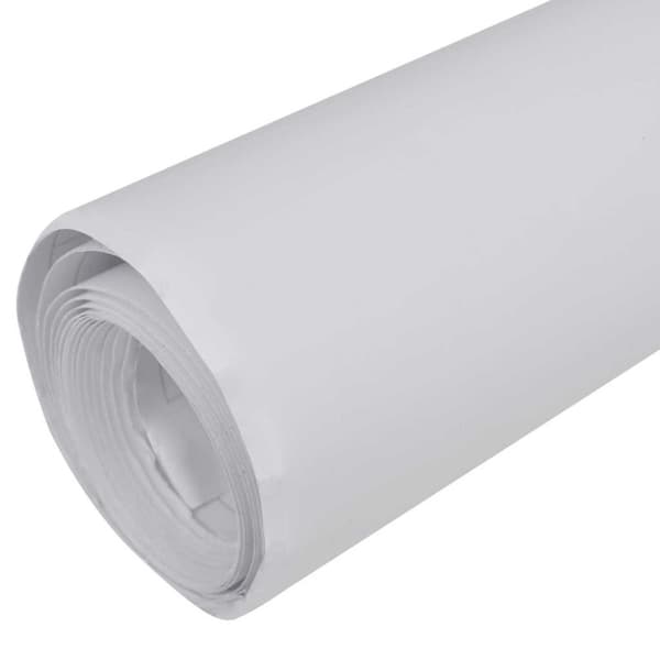 vidaXL Bilfolie matt hvit 100x150 cm