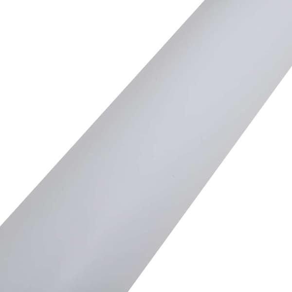 vidaXL Bilfolie matt hvit 100x150 cm