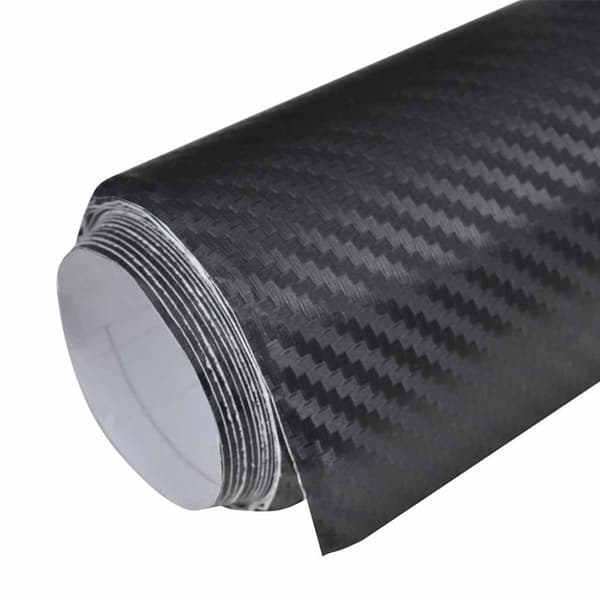 vidaXL bilfolier 2 stk. 100x150 cm + 50x150 cm 3D sort