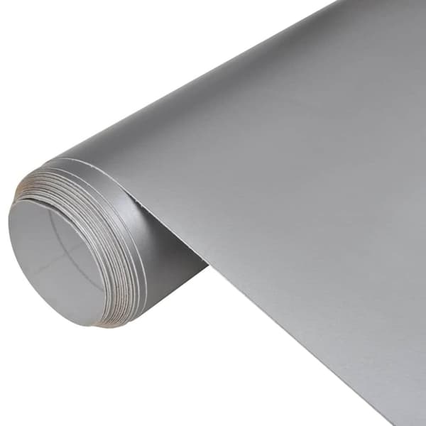 vidaXL bilfolier 2 stk. 100x150 cm mat sølvfarvet