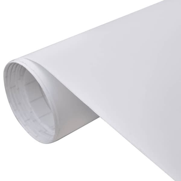 vidaXL bilfolie 100x150 cm mat hvid