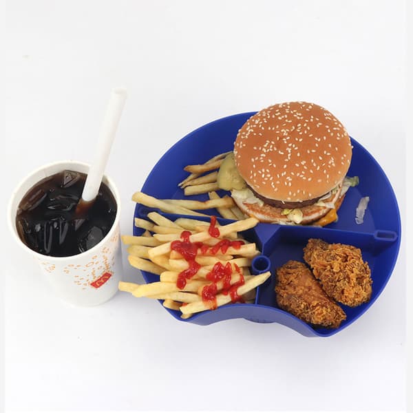 Fastfoodbakke til drikkekruset