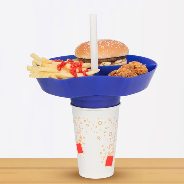 Fastfoodbakke til drikkekruset