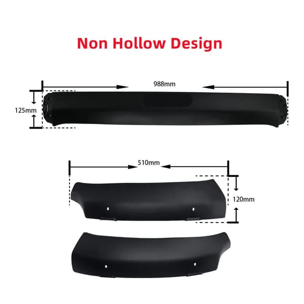 Bonnet Guard, Helppo Asennus, Kestävä ABS-Materiaali,2015-2022