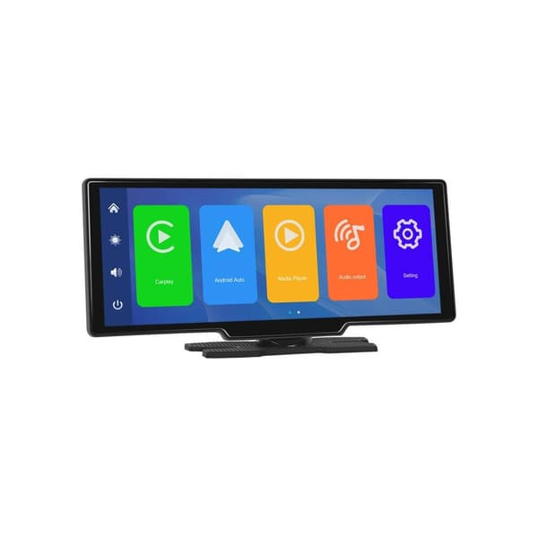 Podofo bærbar skærm 10,26" til Carplay og Android Auto