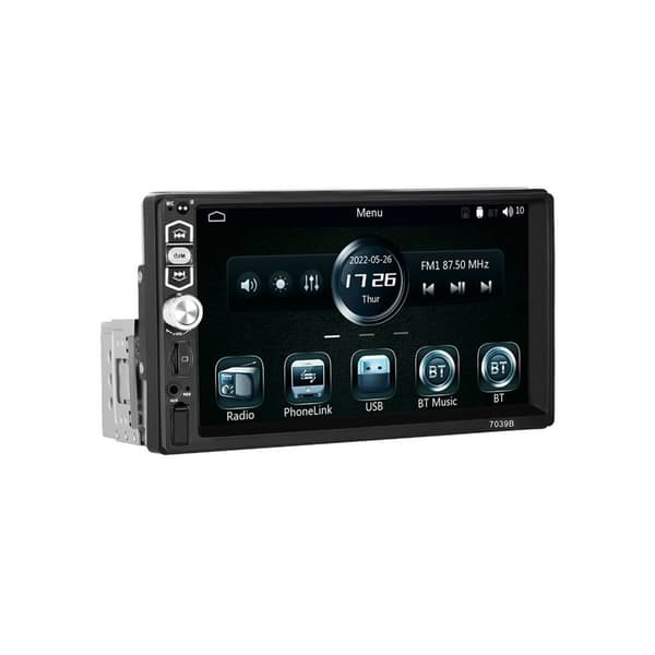 Podofo A3061 7" autonäyttö Bluetooth 5.1:llä, CarPlay- ja Android Auto -käyttöjärjestelmällä