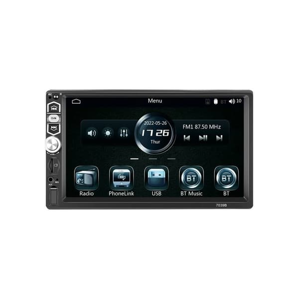 Podofo A3061 7" autonäyttö Bluetooth 5.1:llä, CarPlay- ja Android Auto -käyttöjärjestelmällä